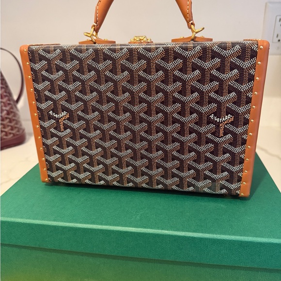 Goyard PM Black and Tan Hotel Trunk Bag BRAND NEW - Picture 8 of 10